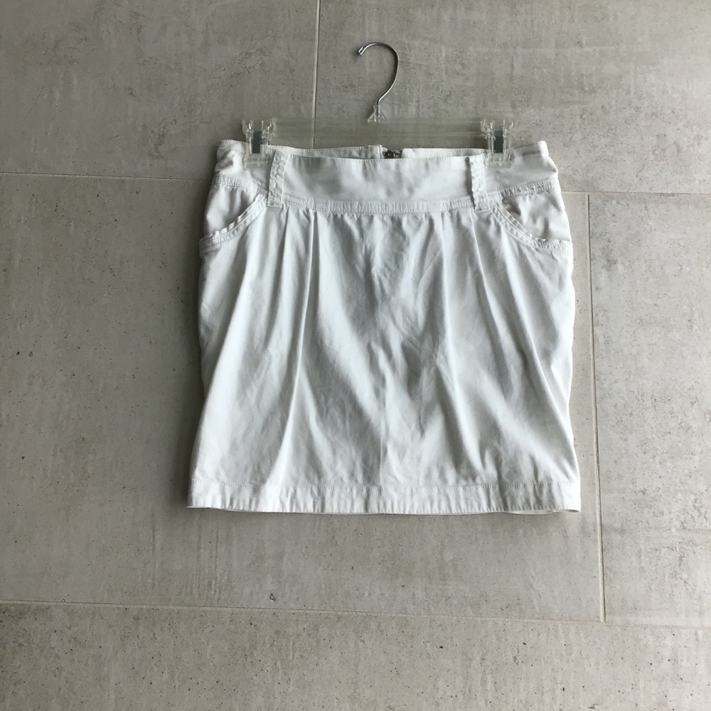 White skirt